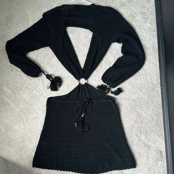 Beginning Boutique Crochet Cut Out Dress - Picture 6 of 8